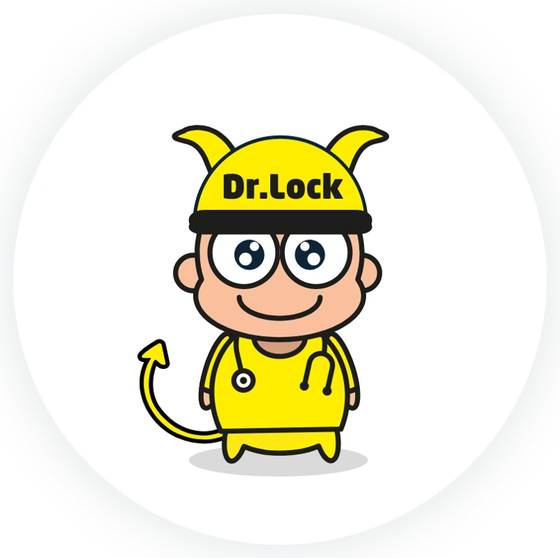 Maskot Dr. Lock